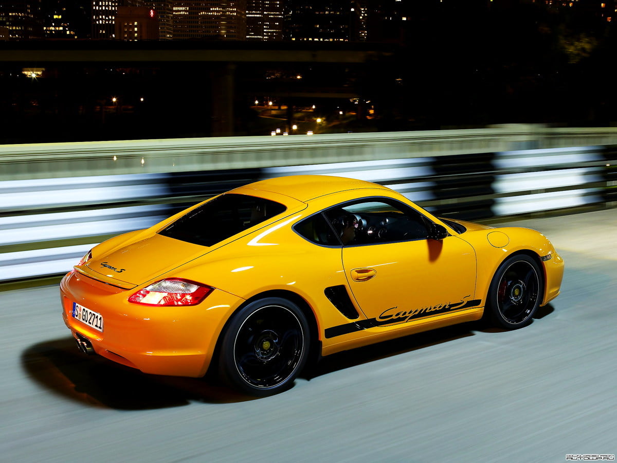 Żółte Porsche : darmowe tapeta na telefon 2048x1536