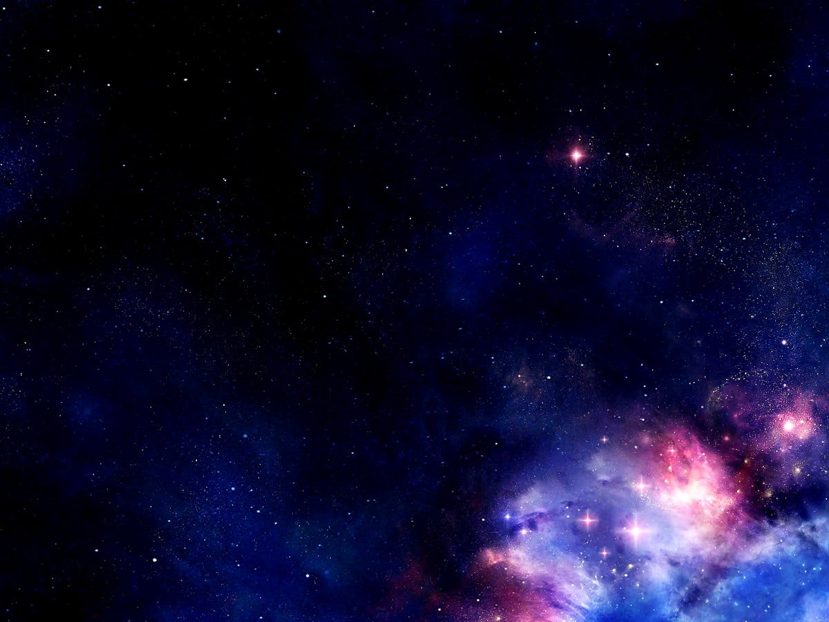 Niebo pełne gwiazd : obraz na pulpit 1600x1200