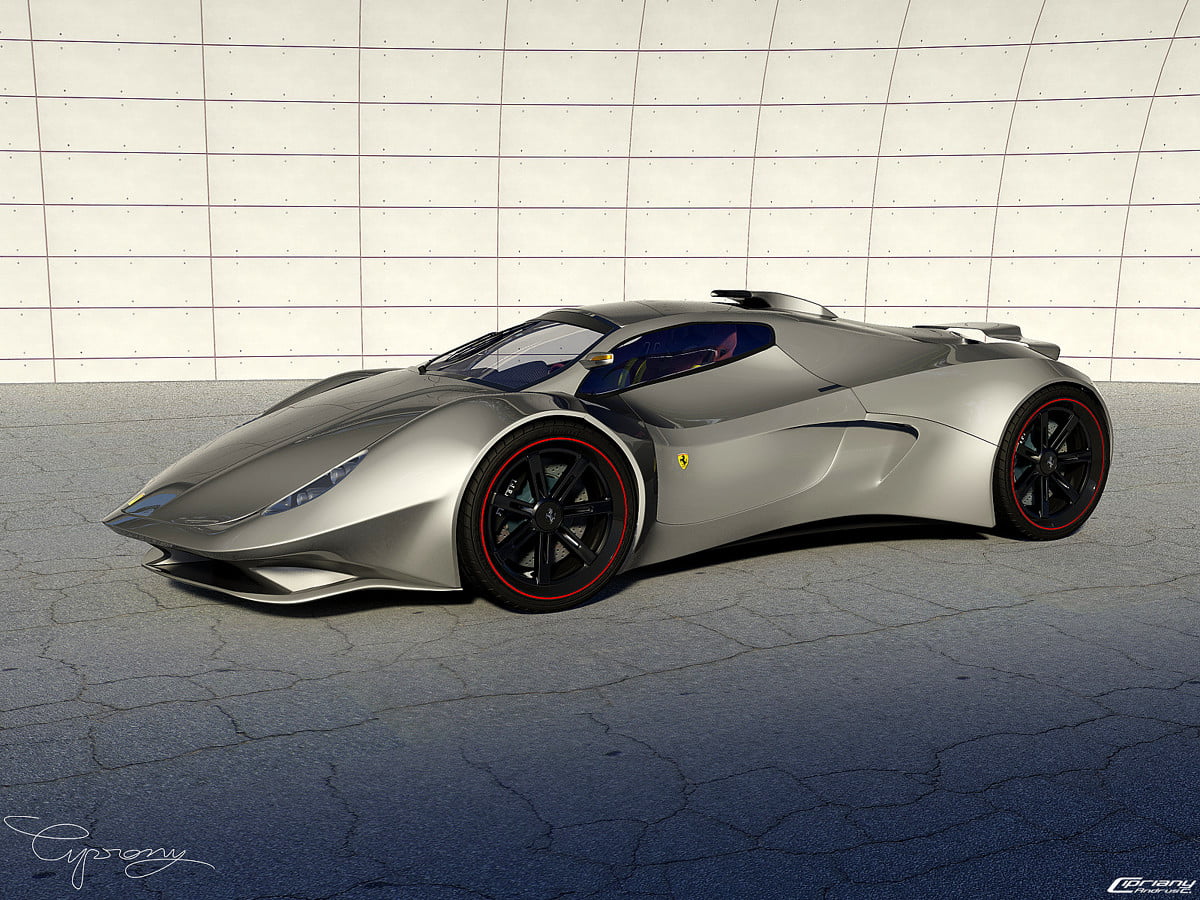 Ferrari, supersamochód, samochody, samochód wyścigowy, samochód koncepcyjny :